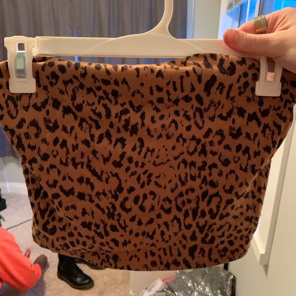 Urban Outfitters Leopard Tube Top